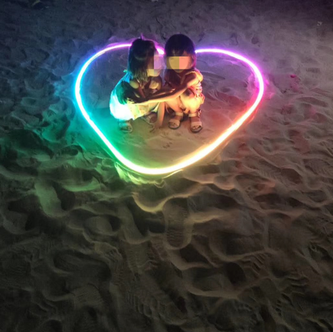 Image of 1M/5M/10M/20M Pack of T0817 LED Neon Light Housing Kit with End Caps and Mounting Clips, Flexible Neon Channel Fit for 8mm Wide LED Strip Lights