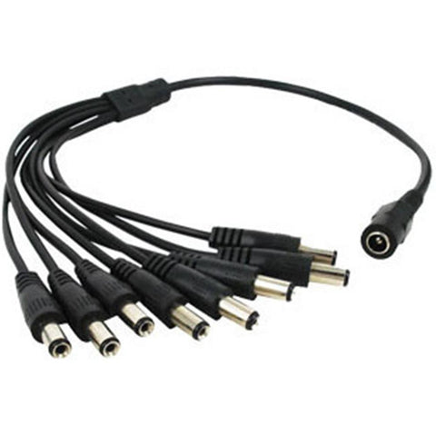 Image of DC5.5x2.1mm Female to Male Connector Cable Family Collection DC Plug DC Conversion Cable DC Splitter