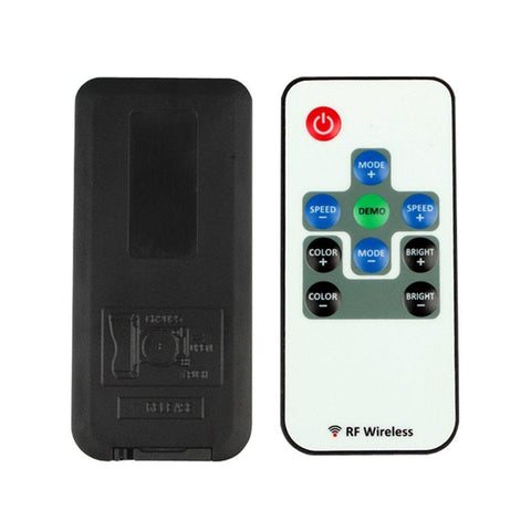 Image of RF Wireless Mini LED Controller with 10-key Remote 5V-24V 12A / 3 Channels for RGB/GRB LED Strip SMD5050 SMD3528 Color Changing