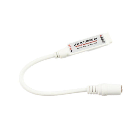 Image of RF Wireless Mini LED Controller with 10-key Remote 5V-24V 12A / 3 Channels for RGB/GRB LED Strip SMD5050 SMD3528 Color Changing