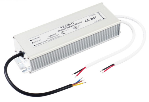 Image of Outdoor Waterproof IP67 Metal Housing LED Transformer Power Supply AC110V / 220V to DC 12V/24V
