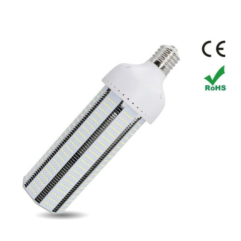 Image of LED Corn Light Bulb, E39 Medium Screw Base, Metal Halide Replacement for Indoor Outdoor Large Area Lighting, Street and Area Light, HID, Hp