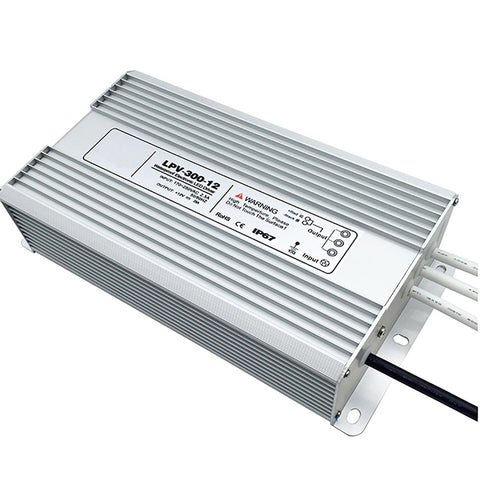 Image of Outdoor Waterproof IP67 Metal Housing LED Transformer Power Supply AC110V / 220V to DC 12V/24V