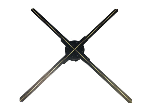 Image of Free Shipping 65cm 3D Hologram WiFi App Cloud Control Advertising Display LED Fan- 4 Blades 960pcs LEDs Ideal for Store/Casino/Restaurant/Bar Signs