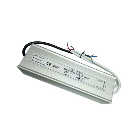 Image of Outdoor Waterproof IP67 Metal Housing LED Transformer Power Supply AC110V / 220V to DC 12V/24V