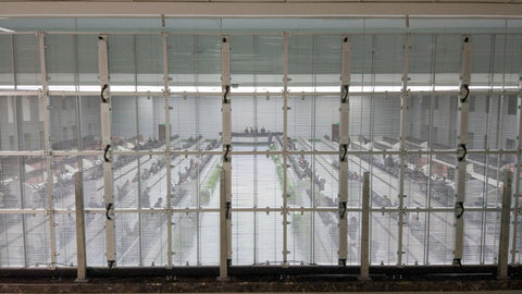 Image of aClear Series P3.9/7.8mm Transparent LED Display 1500nits/4500nits in Size 1000x500mm Aluminum Cabinet for Indoor Installation for Glass /Window