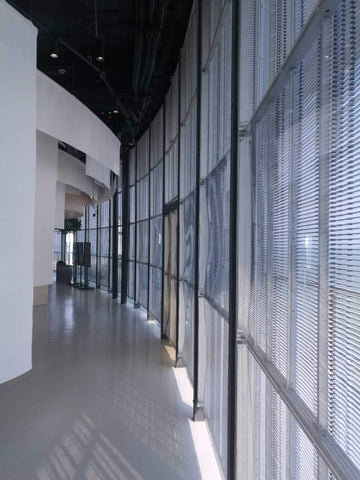 Image of aClear Series P3.9/7.8mm Transparent LED Display 1500nits/4500nits in Size 1000x500mm Aluminum Cabinet for Indoor Installation for Glass /Window