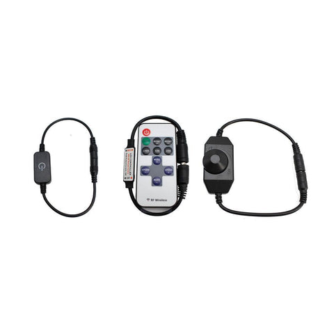 Image of A-Series 3 Pack (3*2W) Dimmable CRI 90 Ultra Thin LED Under Cabinet Puck Lights With Dimmer & Power Adapter,  All Accessories Included