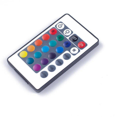 Image of 24Key IR Remote Controller for RGB LED Strip Lights 4-pin DC12V-24V LED Strip Controller