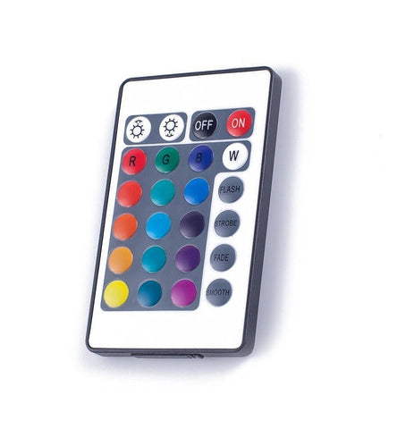 Image of 24Key IR Remote Controller for RGB LED Strip Lights 4-pin DC12V-24V LED Strip Controller