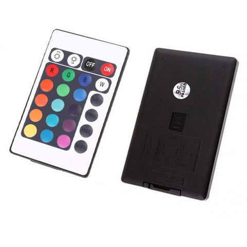 Image of 24Key IR Remote Controller for RGB LED Strip Lights 4-pin DC12V-24V LED Strip Controller