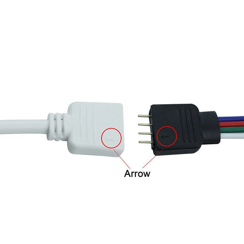 Image of 24Key IR Remote Controller for RGB LED Strip Lights 4-pin DC12V-24V LED Strip Controller