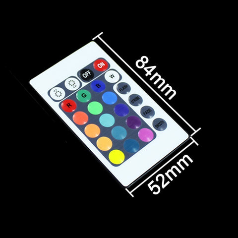 Image of 24Key IR Remote Controller for RGB LED Strip Lights 4-pin DC12V-24V LED Strip Controller