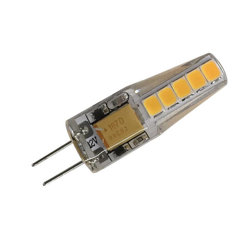 Image of 10 Pack G4 LED Light Bulb Bi-Pin base Silicon Encapsulation 12V 2 Watt CRI>80 200-220Lumen 10x2835 LEDs AC/DC10-20V 20W Equivalent Halogen LED Replacement