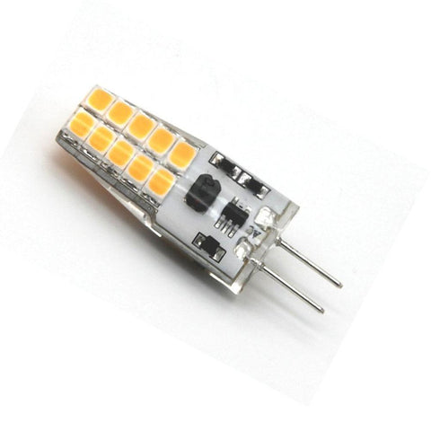 Image of 10 Pack G4 LED Light Bulb Bi-Pin Silicon Encapsulation 12V 2.5 W CRI>80 290-310Lumen 20x2835 LEDs 25W Equivalent