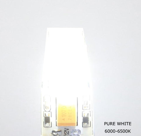 Image of 10 Pack G4 LED Light Bulb Bi-Pin Silicon Encapsulation 12V 2.5 W CRI>80 290-310Lumen 20x2835 LEDs 25W Equivalent