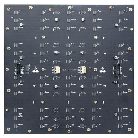 Image of M-F3.8 (P3.8) Bare Board LED Module, 3.8mm Full RGB Pixel Panel Screen in 304.8 * 304.8 mm ( 1sq.ft) with 6400 dots, 1/20 Scan, 800 Nits LED Tile for Indoor Display