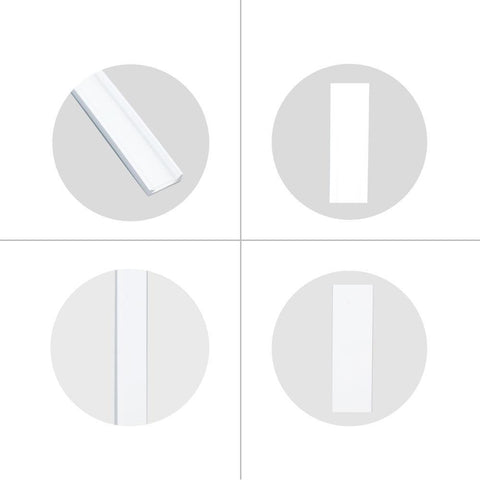 Image of 1M/5M/10M/20M Pack of T0513 LED Neon Light Housing Kit with End Caps and Mounting Clips, Flexible Neon Channel Fit for 10mm Wide LED Strip Lights