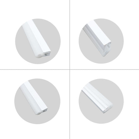 Image of 1M/5M/10M/20M Pack of T1225 LED Neon Light Housing Kit with End Caps and Mounting Clips, Flexible Neon Channel Fit for 12mm Wide LED Strip Lights