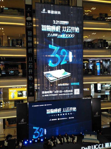 Image of aClear Series P3.9/7.8mm Transparent LED Display 1500nits/4500nits in Size 1000x500mm Aluminum Cabinet for Indoor Installation for Glass /Window