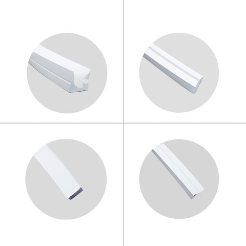 Image of 1M/5M/10M/20M Pack of T1616 Edge Lighting LED Neon Light Housing Kit with End Caps and Mounting Clips, Flexible Neon Channel Fit for 10mm Wide LED Strip Lights