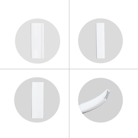 Image of 1M/5M/10M/20M Pack of T0515 LED Neon Light Housing Kit with End Caps and Mounting Clips, Flexible Neon Channel Fit for 12mm Wide LED Strip Lights