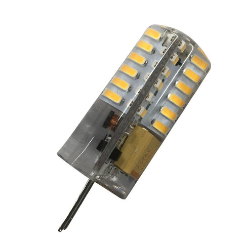 Image of 10 Pack G4 LED Light Bulb Bi-Pin Silicon Encapsulation 12V 2W 140-160Lumen 48x3014 LEDs Dimmable 20W Equivalent