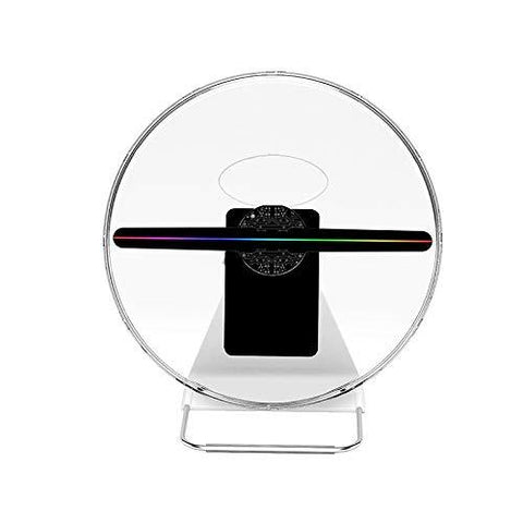 Image of Free Shiping 30cm 3D Hologram Fan Unique Design with Patent, Battery Powered Holograma Advertising Logo Projector LED Fan Display
