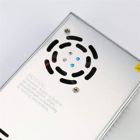 Image of Heavy Duty Industrial Series Metal House Screw Terminal Adapter 110-220V AC to 12V/24V/5V DC