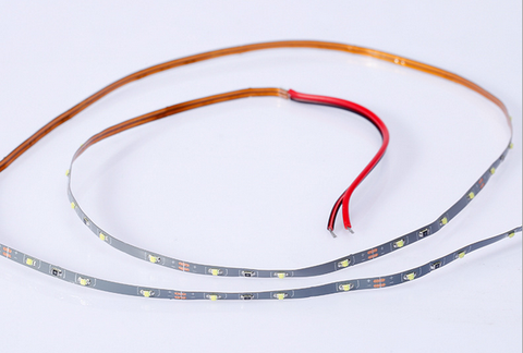Image of 3MM Wide Super Narrow 5Meter Roll 12V DC SMD0805 3.5Watt/M 60LED per Meter LED Flexible Strip for Sand Table, Scale Model lighting
