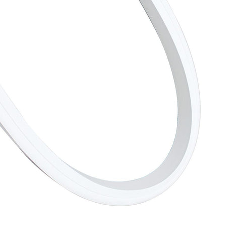 Image of 1M/5M/10M/20M Pack of T1616 LED Neon Light Housing Kit with End Caps and Mounting Clips, Flexible Neon Channel Fit for 10/12 Wide LED Strip Lights