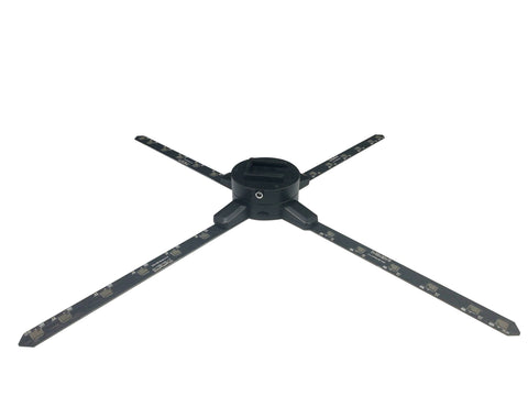 Image of Free Shipping 65cm 3D Hologram WiFi App Cloud Control Advertising Display LED Fan- 4 Blades 960pcs LEDs Ideal for Store/Casino/Restaurant/Bar Signs