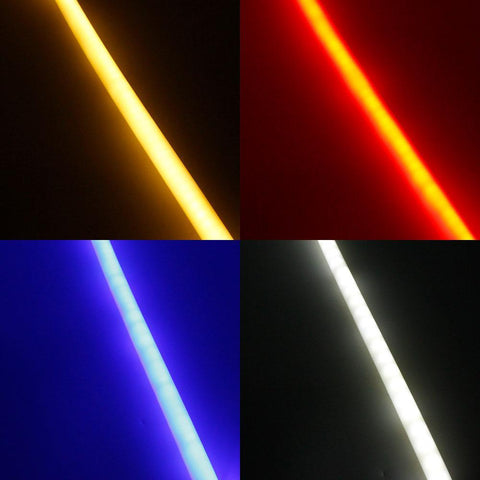 Image of 1M/5M/10M Pack of T20D LED Neon Light Housing Kit with End Caps and Mounting Clips, Flexible Neon Channel Fit for 10mm Wide LED Strip Lights