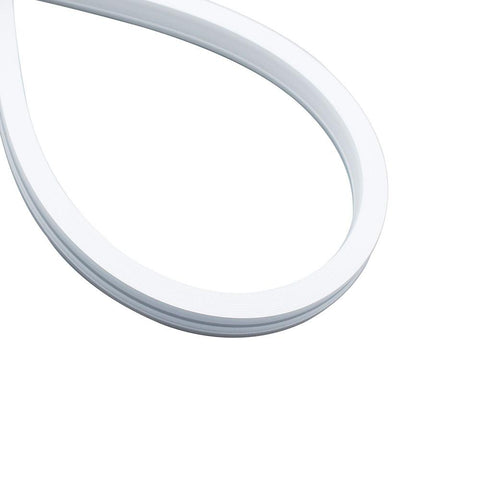 Image of 1M/5M/10M/20M Pack of T1018 LED Neon Light Housing Kit with End Caps and Mounting Clips, Flexible Neon Channel Fit for 10mm Wide LED Strip Lights