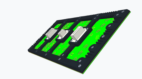 Image of New Generation M-WF3.2 P3.2 (3.2mm) Outdoor Waterproof LED Module, 3.2mm Pixel Pitch Full RGB LED Panel Screen in 256* 128 mm with 3200 dots, 1/20 Scan, 4500 Nits For Outdoor Display