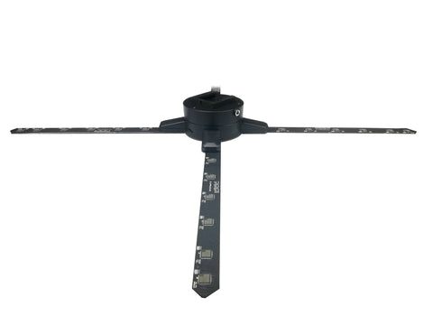 Image of Free Shipping 65cm 3D Hologram WiFi App Cloud Control Advertising Display LED Fan- 4 Blades 960pcs LEDs Ideal for Store/Casino/Restaurant/Bar Signs