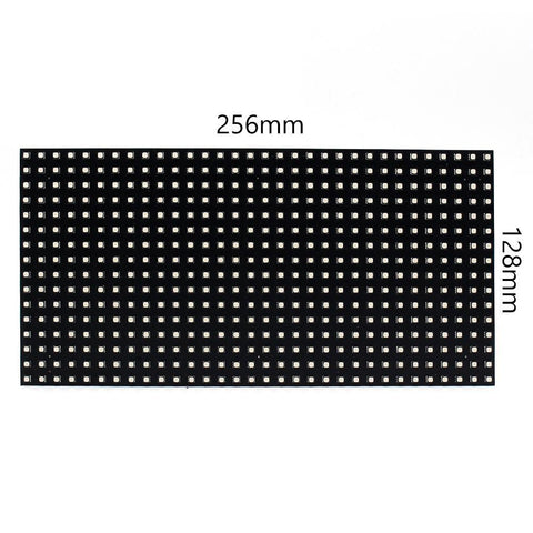 Image of M-F8 (P8 Base Board LED Module, 8mm Full RGB Pixel Panel Screen in 256 * 128 mm with 512 dots, 1/8 Scan, 4500 Nits LED Tile for Indoor Display