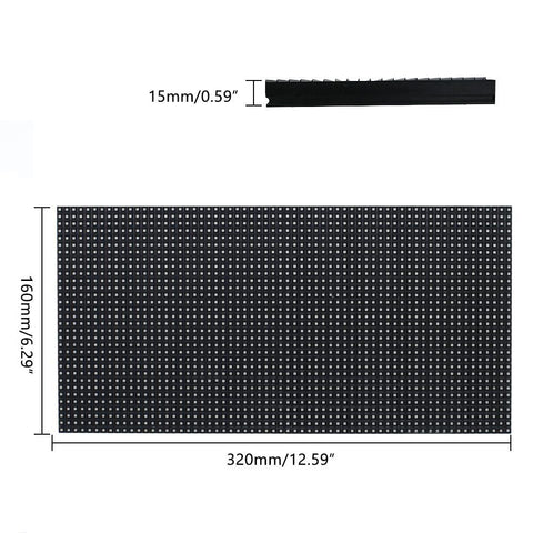 Image of M-OD4L P4 Normal Outdoor Series LED Module,Full RGB 4mm Pixel Pitch LED Tile in 320*160mm with 3200 dots, 1/10 Scan, 5000 Nits for Outdoor Display