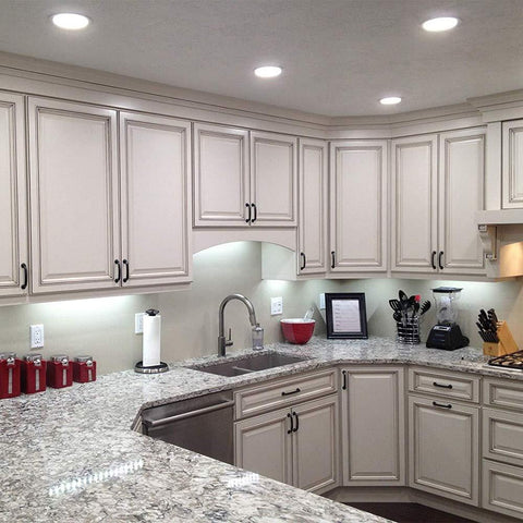 Image of 4Pack 4 Inch Ultra-Thin Recessed Ceiling Light 9W 650LM Dimmable LED Downlight Ceiling Light with Junction Box