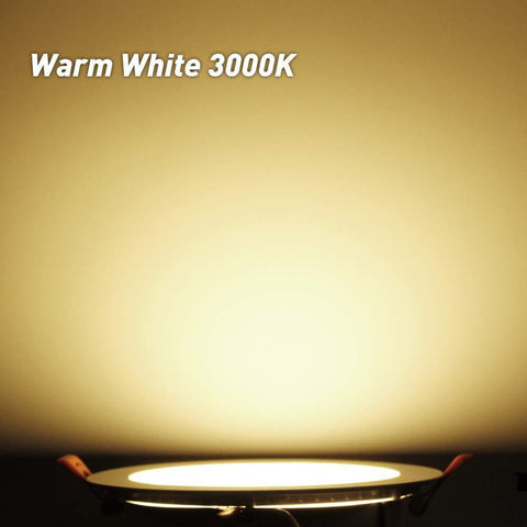 Image of 4Pack 4 Inch Ultra-Thin Recessed Ceiling Light 9W 650LM Dimmable LED Downlight Ceiling Light with Junction Box