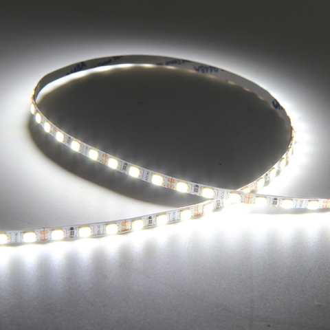 Image of 4mm Wide Super Slim DC 12V Dimmable SMD2835-600 Flexible LED Strips 10Watt/Meter 1000LM/M 120 LEDs Per Meter White FPCB Background LED Tape Light