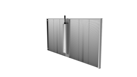 Image of aClear Series P3.9/7.8mm Transparent LED Display 1500nits/4500nits in Size 1000x500mm Aluminum Cabinet for Indoor Installation for Glass /Window