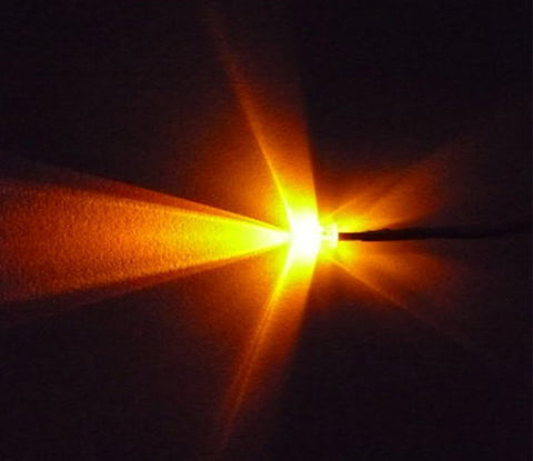 Image of 50pcs Pack 8mm LED Pre Wired light 3V/6V/12V/24V 20cm F10 Straw Hat Round Top Bulbs Light Lamp for DIY Car Boat Toys Party lighting Project