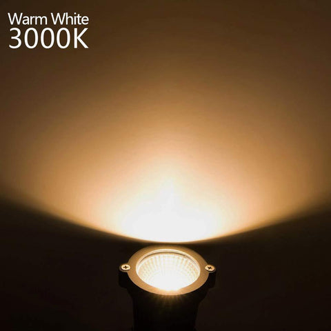 Image of 8W SMD3030 LED Landscape Lights 12V-24V Waterproof Garden Pathway Lights Walls Trees Flags Outdoor Spotlights with Spike Stand