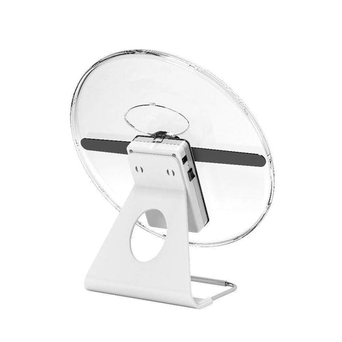 Image of Free Shiping 30cm 3D Hologram Fan Unique Design with Patent, Battery Powered Holograma Advertising Logo Projector LED Fan Display