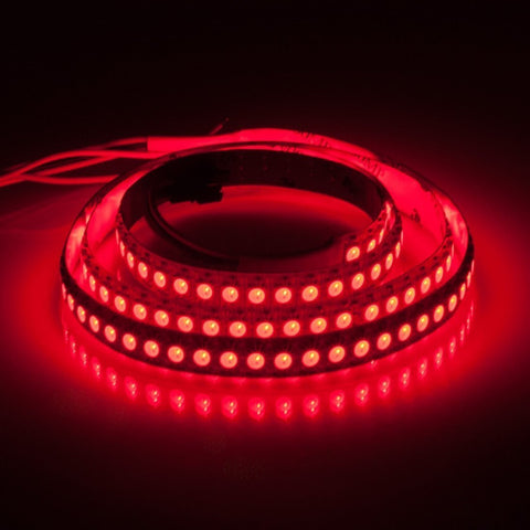 Image of DC 5V SK6812 Individually Addressable LED Strip Light 5050 RGBW 6.6 Feet (200cm) 144LED/Meter LED Pixel Flexible Tape White PCB
