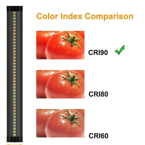 Image of 12inch CRI90 SMD2835 5W 300LM Dimmable LED Under Cabinet Light DC 5V / 12V Black & Silver Finish Color Ultra Thin Stick On Under Counter Lighting