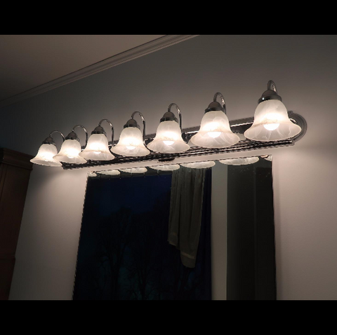 Image of 6 Pack 5Watt 450LM G50 LED Bulb Light E27 Screw Base 100-240V AC Non-dimmable 50mm White Light LED Globe