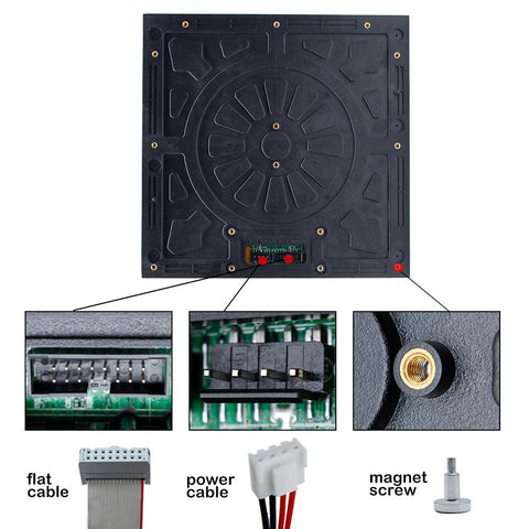 Image of M-OD4.8 (P4.8) Rental Outdoor LED Module, Full RGB 4.81mm Pixel Pitch LED Tile in 250 * 250mm with 2704 dots, 1/13 Scan, 5000 Nits For Outdoor Display