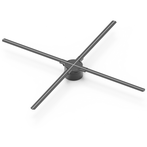 Image of Free Shipping 65cm 3D Hologram WiFi App Cloud Control Advertising Display LED Fan- 4 Blades 1024 Resolution Ideal for Store/Casino/Restaurant/Bar Signs